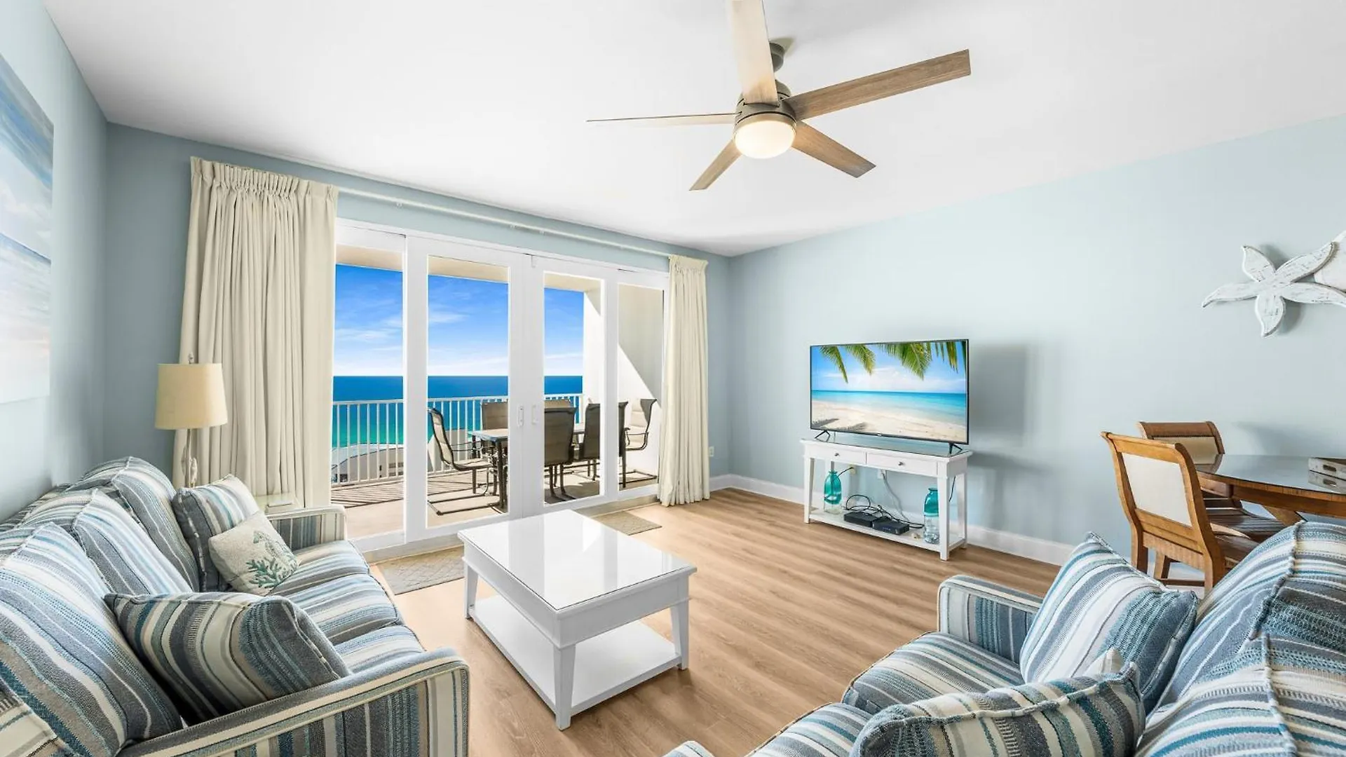 Stunning 4Bd! Oceanview! Free Beach Chair Service! Sleeps 10! By Dolce Vita Getaways Panama City Beach Apartment